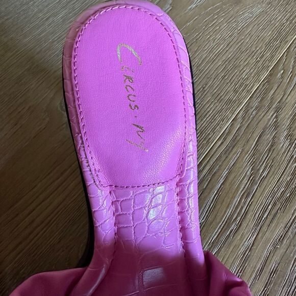 CIRCUS BY SAM EDELMAN Ruffled Dress Sandals In Pink Crush - Picture 5 of 10